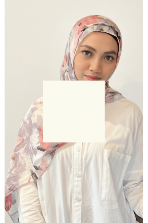 Pasmina Aurora Jahit Tepi